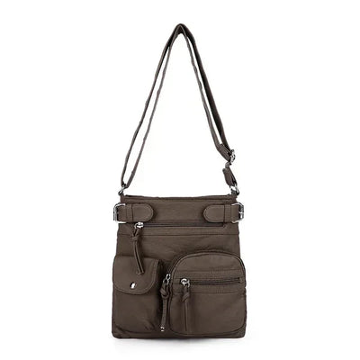 Ariana™ - Multiple Pockets Soft Leather Crossbody Bag