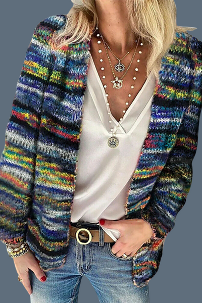 Alyssa™ - Super Soft Multicolored Cardigan