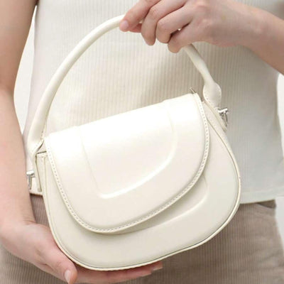 Charlotte™ - Minimalist Luxury Saddle Bag