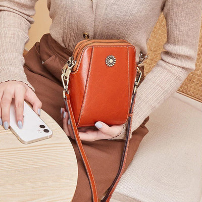 Ellie™ - Mini Stylish Soft Leather Crossbody Bag