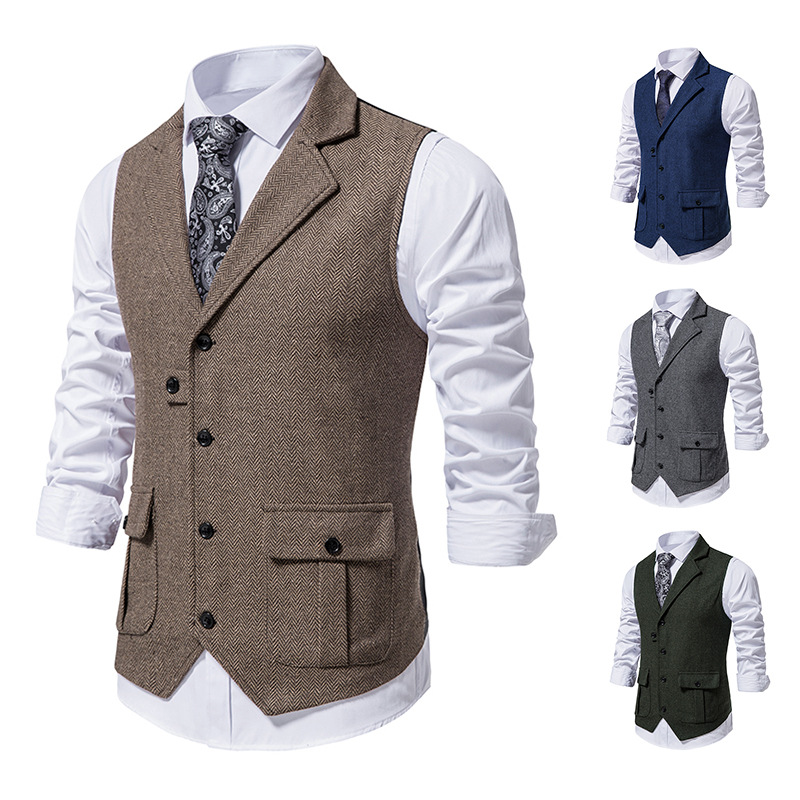 Samuel™ - Elegant Stylish Vest with Side Pockets