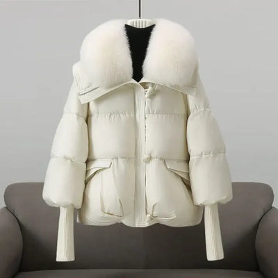 Lina™ - Luxurious Fur Collar Winter Coat