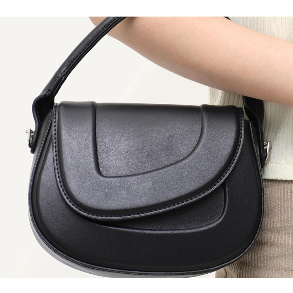 Charlotte™ - Minimalist Luxury Saddle Bag