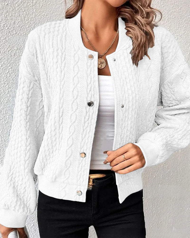 Harper™ - Beautiful Knitted Short Cardigan – With Handmade Details