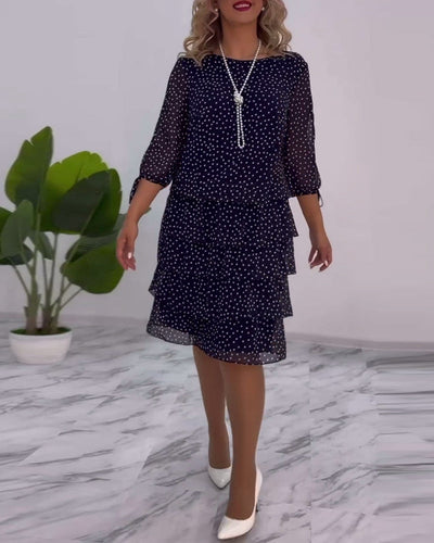 Riley™ - Elegant Polka Dot Dress