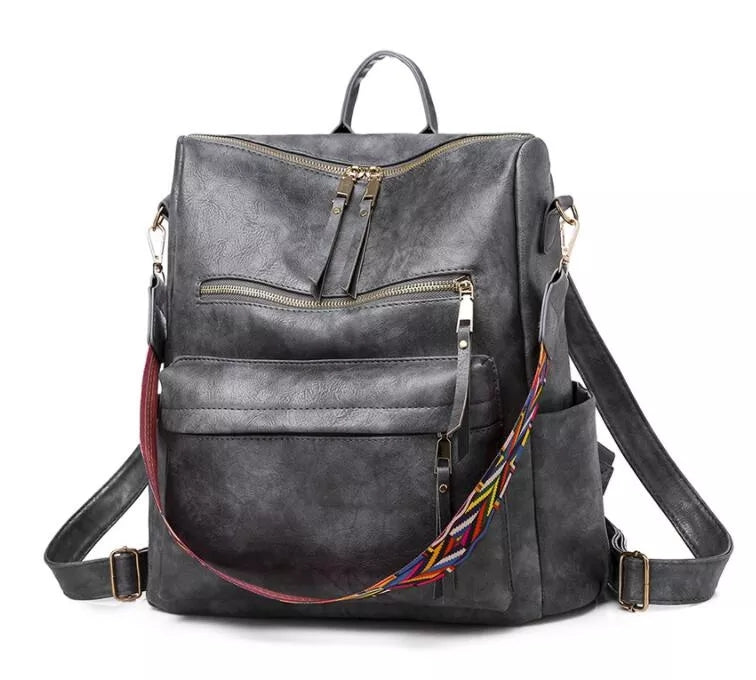 Lily™ - Stylish Leather Backpack With Large Capacity