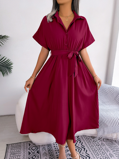 Lily™ - Elegant Dress With Belt