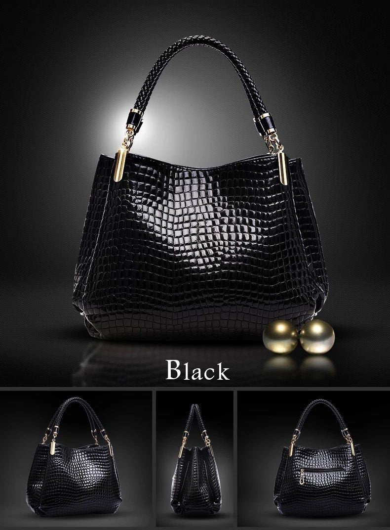 Isabella™ - Stylish Crocodile Pattern Handbag