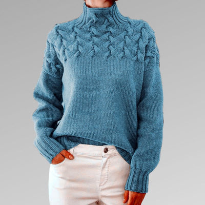 Madison™ - Elegant High Neck Sweater