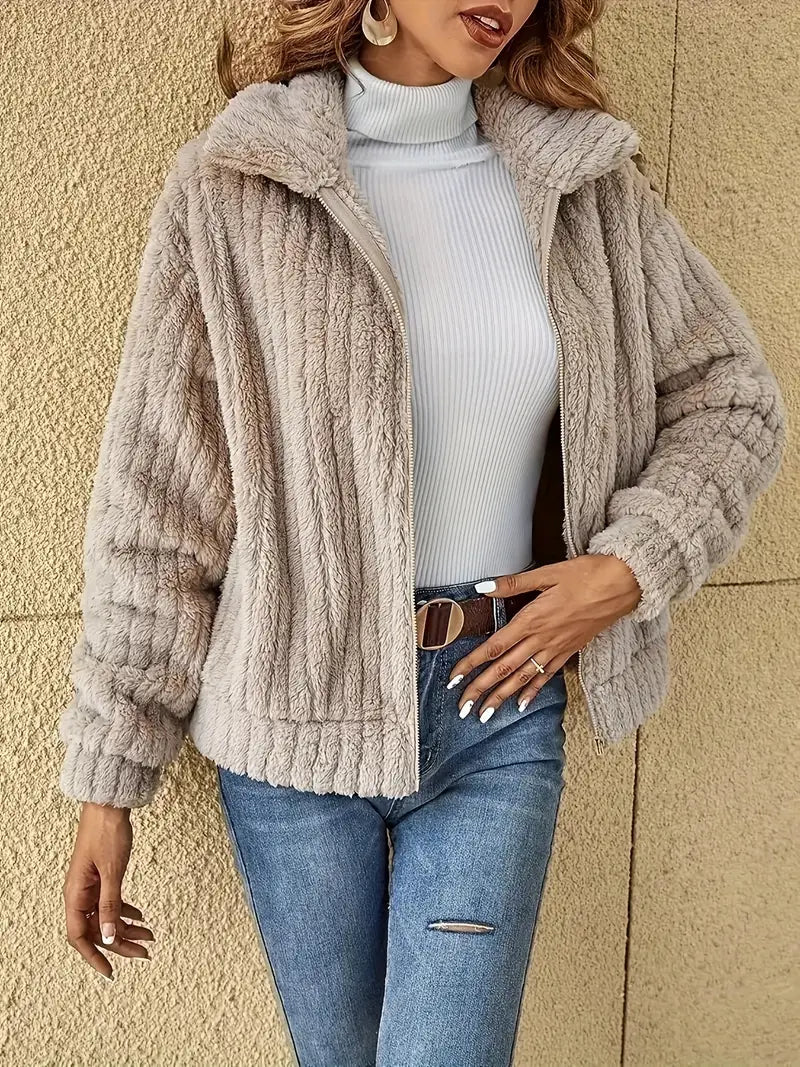 Sophia™ - Casual Plushy Soft Cardigan