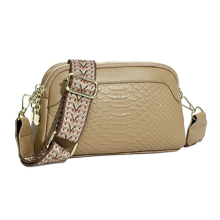 Olivia™ - Elegant Alligator Pattern Vegan Leather Crossbody Bag