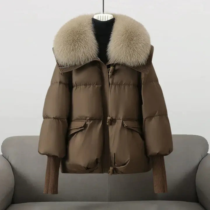 Lina™ - Luxurious Fur Collar Winter Coat