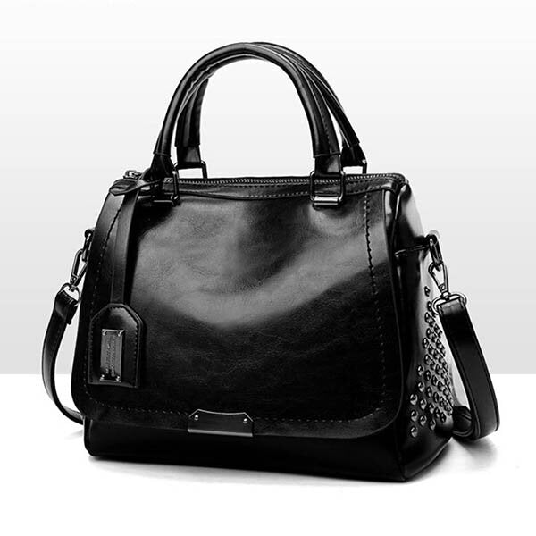 Sophia™ - Luxury Rivets Leather Bag