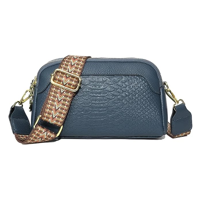 Olivia™ - Elegant Alligator Pattern Vegan Leather Crossbody Bag