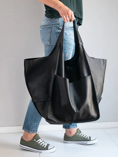 Scarlett™ - Handmade Oversizes Leather Handbag