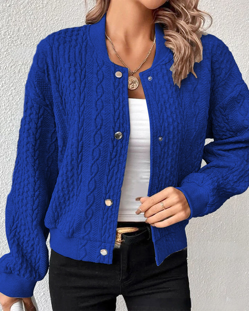 Harper™ - Beautiful Knitted Short Cardigan – With Handmade Details