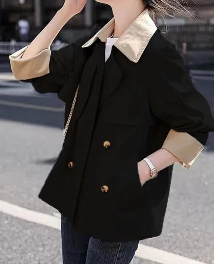 Aria™ - Modern British Style Windbreaker Trench Coat