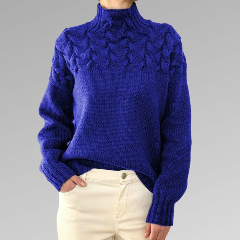 Madison™ - Elegant High Neck Sweater