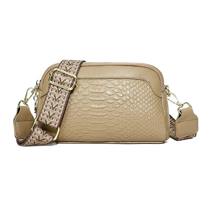 Olivia™ - Elegant Alligator Pattern Vegan Leather Crossbody Bag