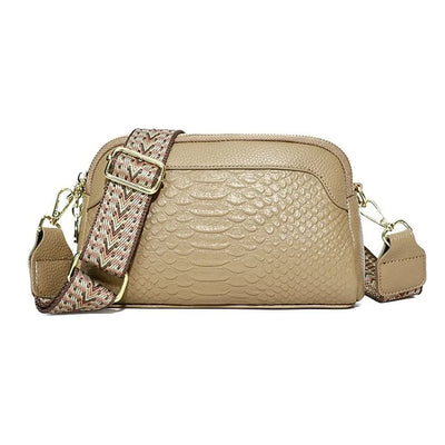 Olivia™ - Elegant Alligator Pattern Vegan Leather Crossbody Bag