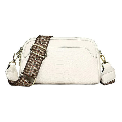 Olivia™ - Elegant Alligator Pattern Vegan Leather Crossbody Bag