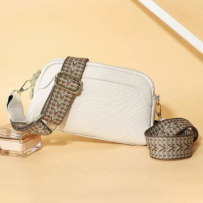 Olivia™ - Elegant Alligator Pattern Vegan Leather Crossbody Bag