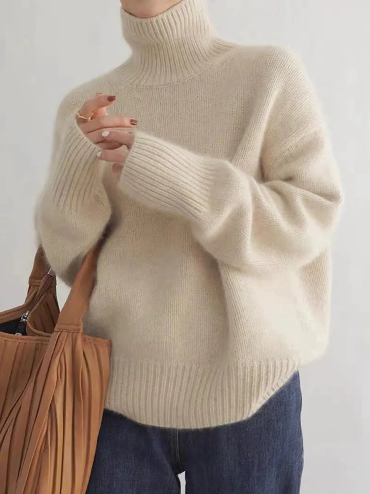 Avery™ - Comfy Soft Turtleneck Sweater