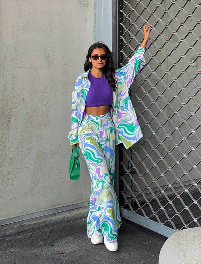 Riley™ - Stylish Colorful Co-ord Set