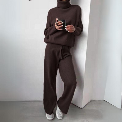 Aria - Comfortable Turtleneck Co-Ord Set