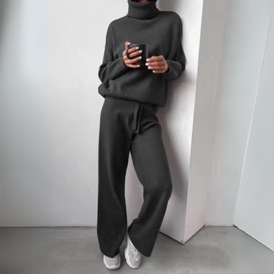 Aria - Comfortable Turtleneck Co-Ord Set