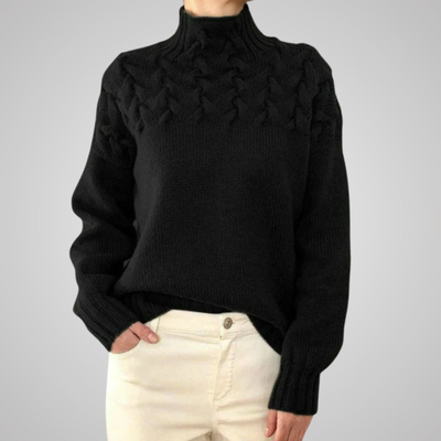 Madison™ - Elegant High Neck Sweater