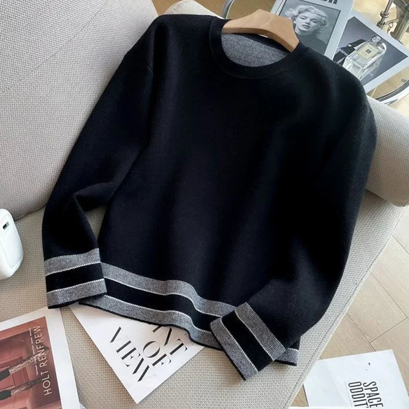 Aubrey™ - Comfortable Loose Striped Long Sleeved Tracksuit Set