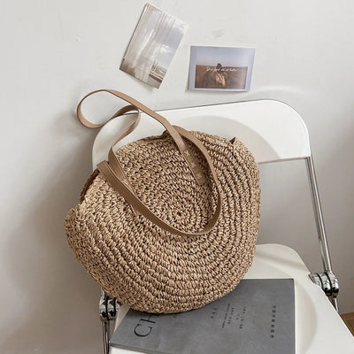 Hannah™ - Handmade Multifunctional Straw Handbag