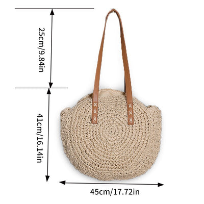 Hannah™ - Handmade Multifunctional Straw Handbag