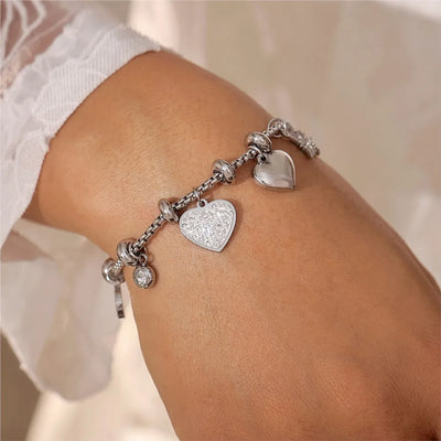 Zoe™ - Elegant Love Charm Bracelet