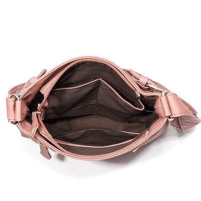 Ariana™ - Multiple Pockets Soft Leather Crossbody Bag