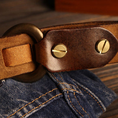 Levi™ - Handcrafted Pure Leather Hook Belt