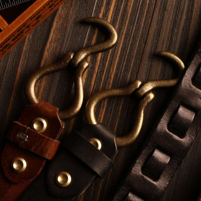 Levi™ - Handcrafted Pure Leather Hook Belt