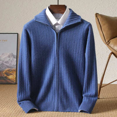 Owen™ - Comfortable Pure Cashmere Wool Business Cardigan