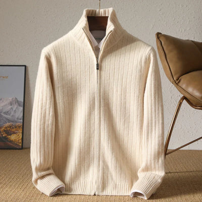 Owen™ - Comfortable Pure Cashmere Wool Business Cardigan