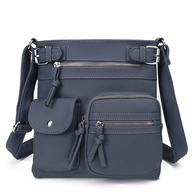 Ariana™ - Multiple Pockets Soft Leather Crossbody Bag