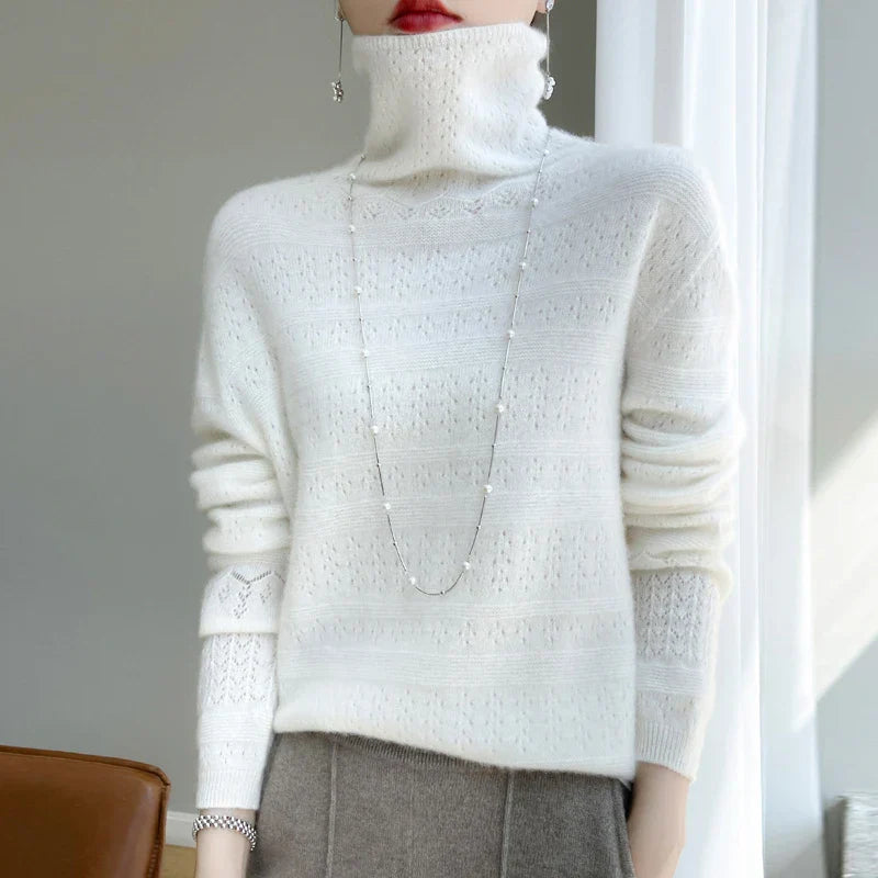 Aria™ - Soft Premium Wool Turtleneck Sweater