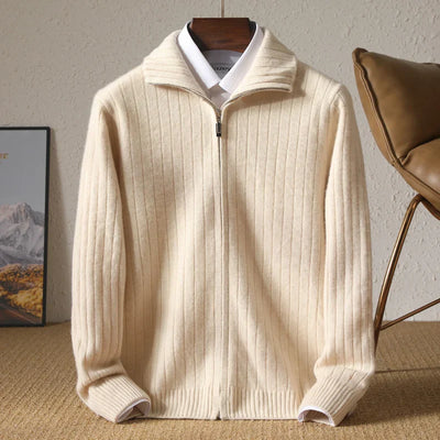 Owen™ - Comfortable Pure Cashmere Wool Business Cardigan