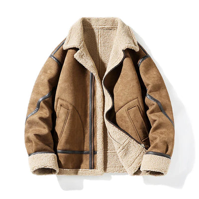 Benjamin™ - Vintage Style Warm Suede Jacket