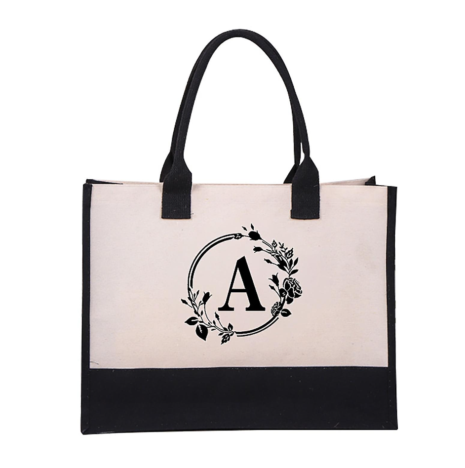 Harper™ - Letter Personalized Tote Bag