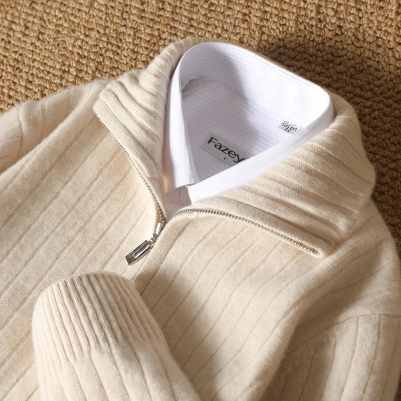 Owen™ - Comfortable Pure Cashmere Wool Business Cardigan