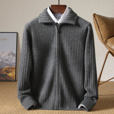 Owen™ - Comfortable Pure Cashmere Wool Business Cardigan