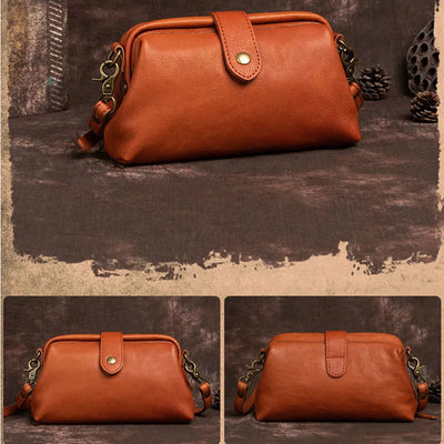 Alyssa™ - Retro Leather Handmade Bag