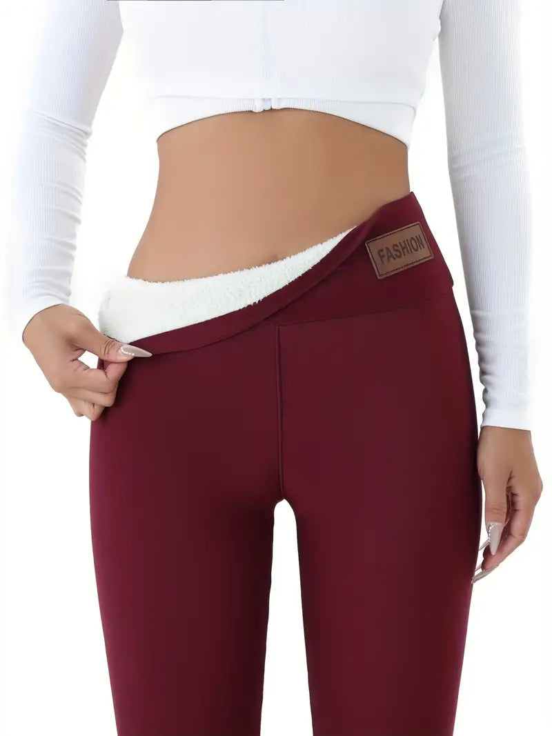 Scarlett™ - Cozy Fleece Lined Leggings With High Elasticity