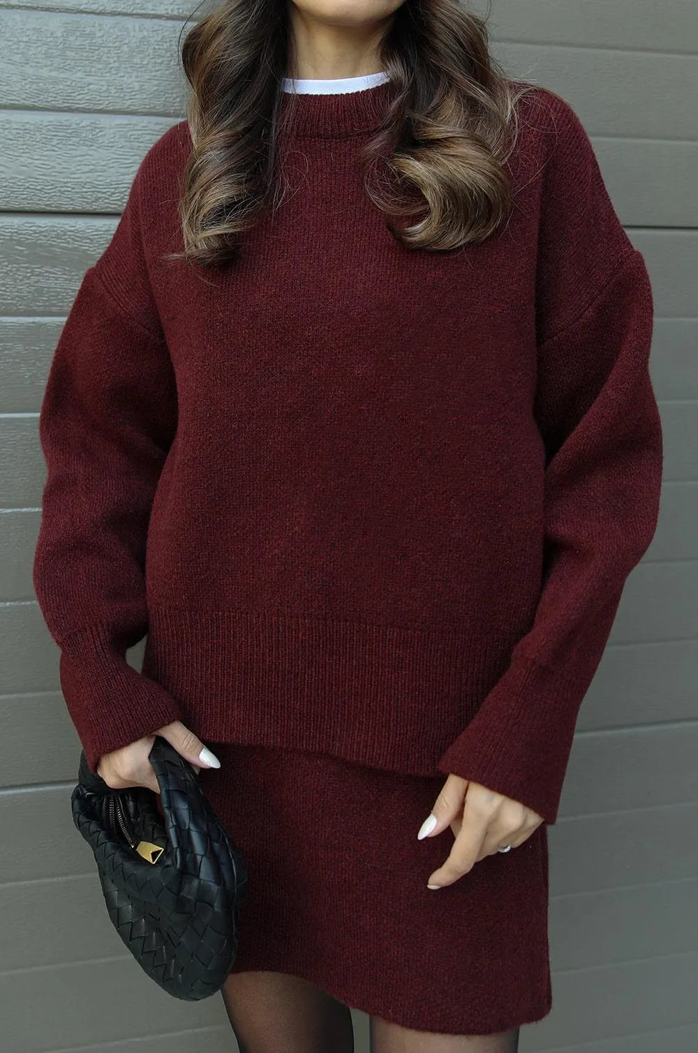 Layla™ - Comfortable Set of Sweater and Skirt